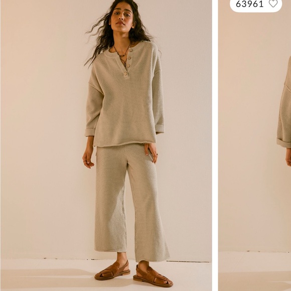 Free People Hailee Sweater and Pants Set - Picture 2 of 7